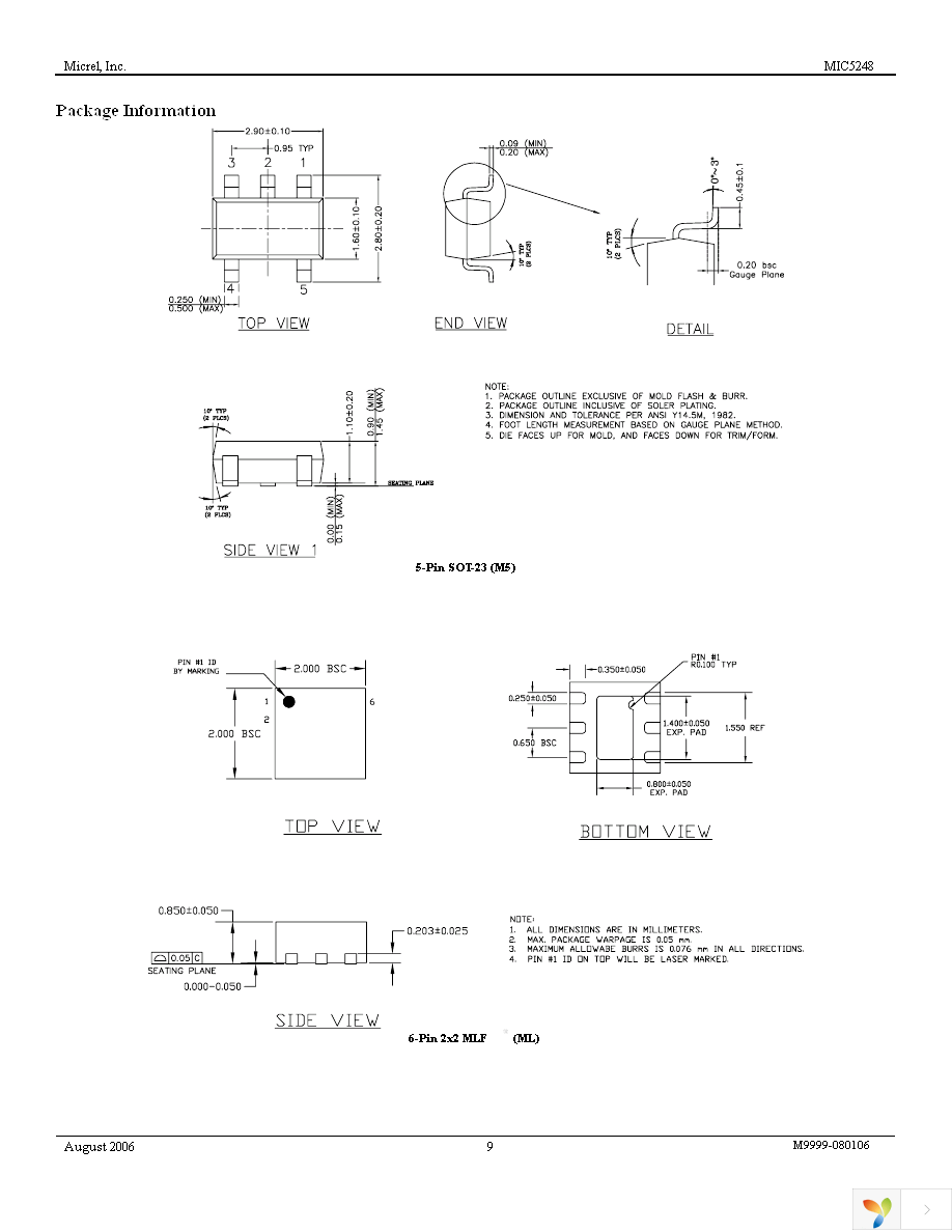 MIC5248-1.2YM5 TR Page 9